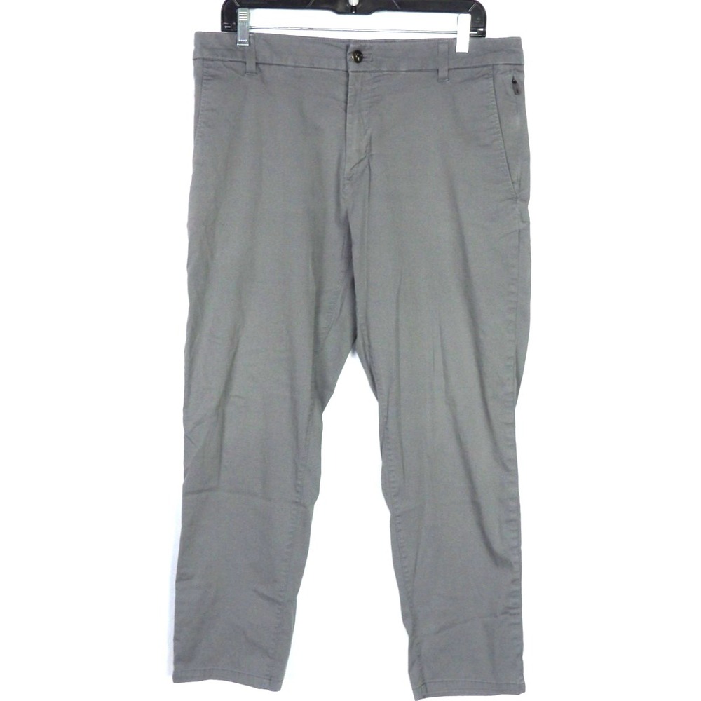 Birddogs Light Gray Stretch BOOMSTICK Performance Chino Pants Men's 34 X 28